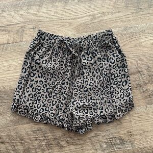 Leopard Print Women's Shorts